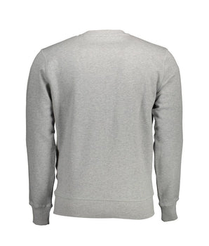 North Sails Gray Cotton Men Sweater