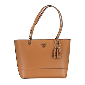 Guess Jeans Bolso de mano de polietileno marrón