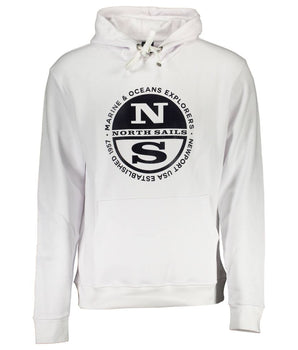 North Sails White Cotton Men Sweater