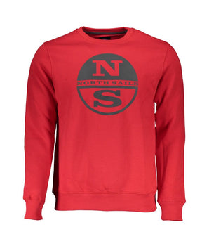North Sails Red Cotton Sweatshirt