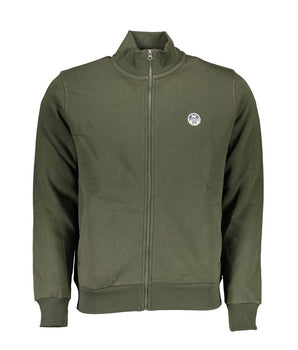 North Sails Green Cotton Men Sweater