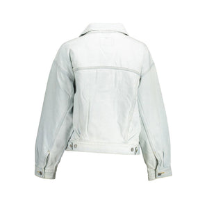 Levi's Blue Cotton Jackets & Coat