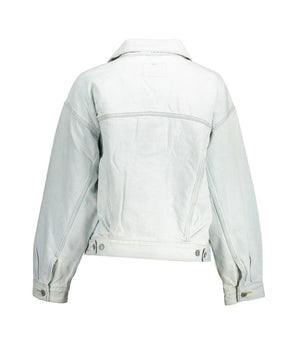 Levi's Blue Cotton Jackets & Coat