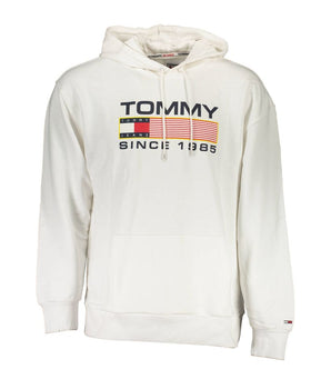 Tommy Hilfiger White Cotton Men Sweater
