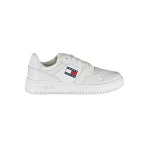 Tommy Hilfiger White Polyester Sneakers