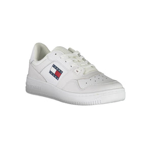 Tommy Hilfiger White Polyester Sneakers