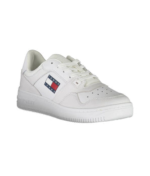 Tommy Hilfiger White Polyester Sneaker