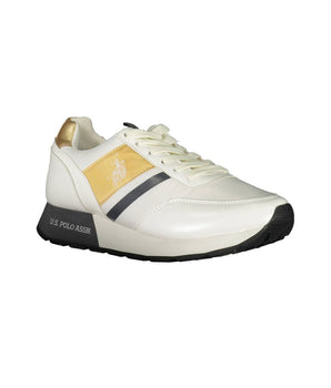 US POLO ASSN. White Polyester Sneaker