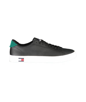 Tommy Hilfiger Black Polyester Sneakers