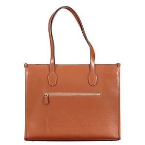 Guess Jeans Brown Polyethylene Handbag