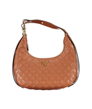 Guess Jeans Brown Polyethylene Handbag