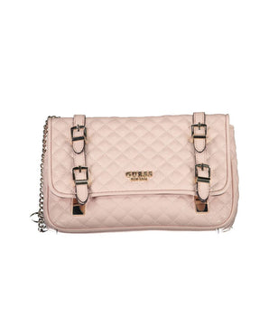 Guess Jeans Pink Polyethylene Handbag