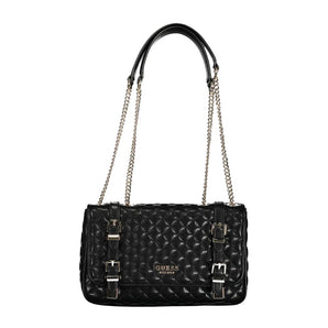 Guess Jeans Black Polyethylene Handbag