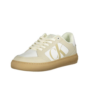 Calvin Klein White Polyester Sneaker
