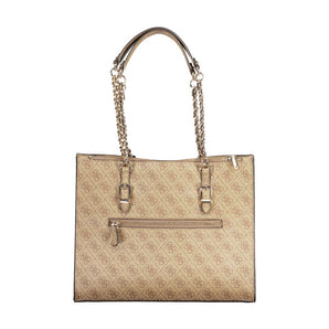 Guess Jeans Beige Polyethylene Handbag
