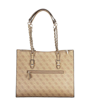 Guess Jeans Beige Polyethylene Handbag