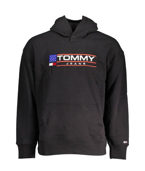 Tommy Hilfiger Black Cotton Men Sweater