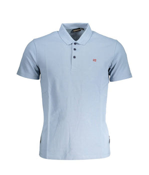 Napapijri Blue Cotton Polo Shirt