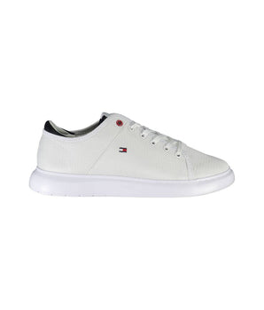 Tommy Hilfiger White Polyester Sneaker
