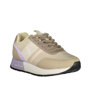 US POLO ASSN. Beige Nylon Sneakers