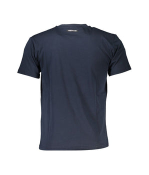 Cavalli Class Blue Cotton T-Shirt