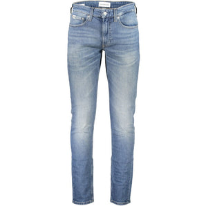 Calvin Klein Blue Cotton Jeans & Pant