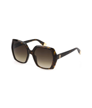 Furla Brown Acetate Women Sunglass