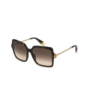 Furla Brown Acetate Women Sunglass