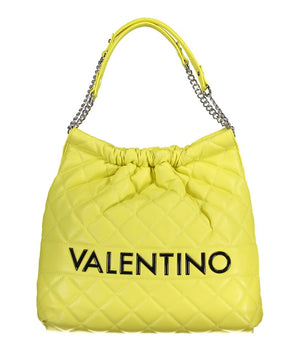 Mario Valentino Yellow Polyethylene Handbag