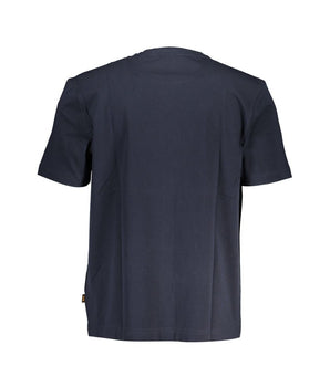 Hugo Boss Blue Cotton T-Shirt