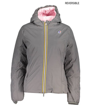 K-WAY Gray Polyamide Jackets &amp; Coat