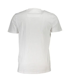 Cavalli Class White Cotton T-Shirt