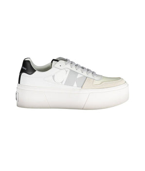 Calvin Klein White Polyester Sneaker