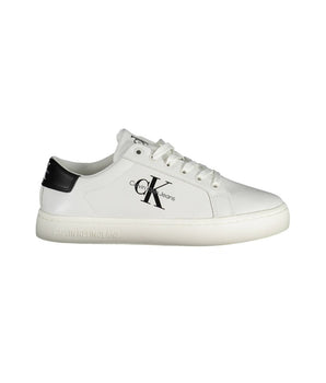 Calvin Klein White Polyester Sneaker