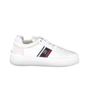 Tommy Hilfiger White Polyester Sneaker