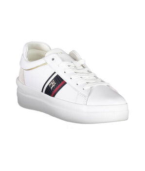 Tommy Hilfiger White Polyester Sneaker
