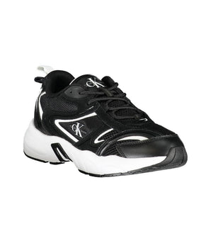 Calvin Klein Black Polyester Sneaker