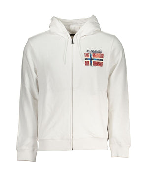 Napapijri White Cotton Men Sweater