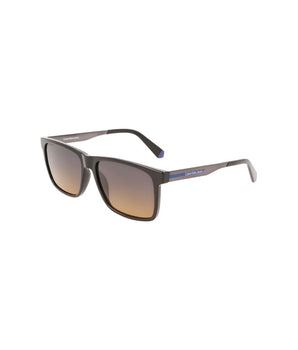Calvin Klein Black Plastic Men Sunglass