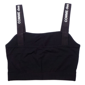 Comme Des Fuckdown Black Cotton Tops & T-Shirt