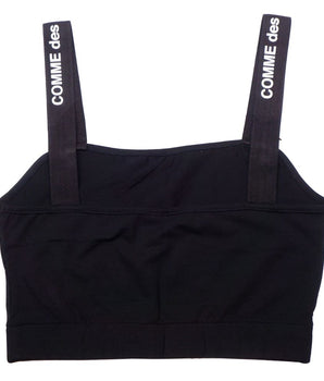 Comme Des Fuckdown Black Cotton Women Top