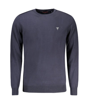 Guess Jeans Blue Viscose Sweater