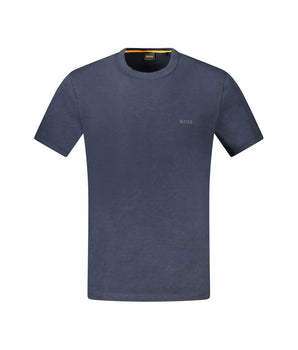 Hugo Boss Blue Cotton T-Shirt