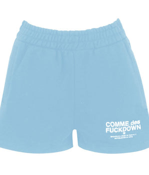 Comme Des Fuckdown Blue Cotton Short