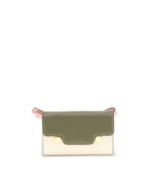 Marni Multicolor Calf Leather Bos Taurus Shoulder Bag