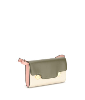 Marni Multicolor Calf Leather Bos Taurus Shoulder Bag