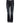 Acht Blue Washed Cotton Mid Waist Flared Denim Jeans