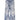 Dsquared² Blue Washed High Waist Wide Leg Jeans