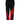 Dsquared² Black Red Cotton Straight Fit Jogger Pants