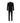 Dsquared² Black Fleece Wool Two-Piece Suit